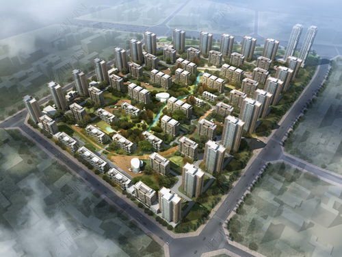 高層住宅區規劃 公寓樓外觀與鳥瞰圖設計資源解析